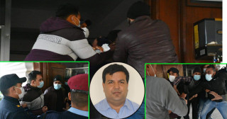 केएमसी मेडिकल कलेजका संचालक सुनिल शर्मामाथि सिंहदरबारमै विद्यार्थीले दले कालोमोसो