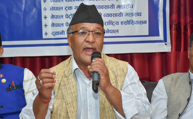 पेट्रोलियम पद्धार्थको मूल्यवृद्धि फिर्ता लिन यातायात व्यवसायीको माग