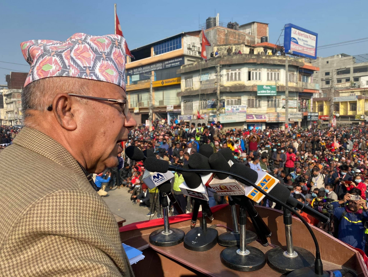 म उपप्रधानमन्त्री भएकाे सरकारले वृद्ध भत्ताकाे शुरूवात गरेकाे हाे- माधव नेपाल