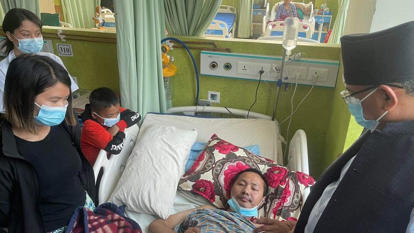 प्रचण्डद्वारा जनयुद्धका घाइतेको उपचार प्रबन्ध मिलाउन सरकारको ध्यानाकर्षण