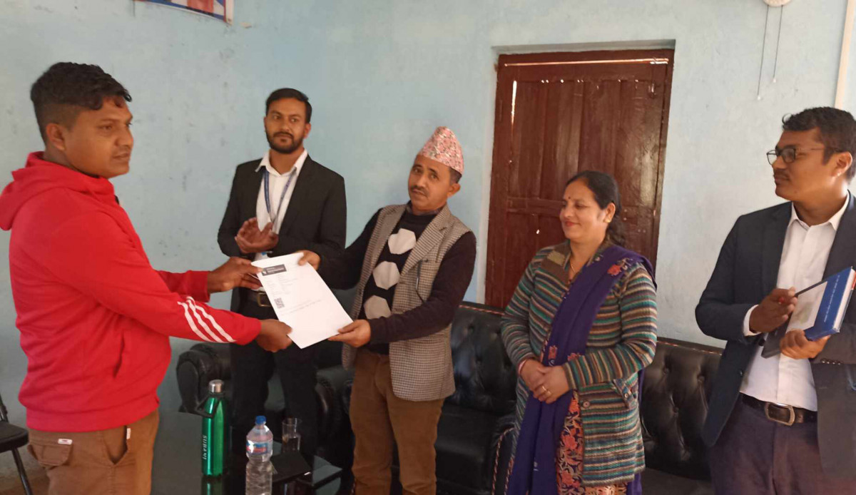 भीमसेन थापा गाउँपालिकाद्वारा श्रम स्वीकृति प्रदान गर्न सुरु