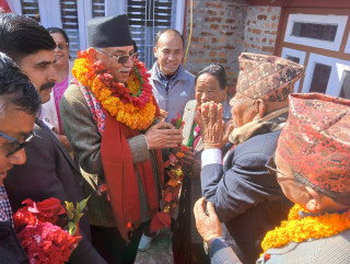 अध्यक्ष प्रचण्डलाई गोरखामा स्वागत