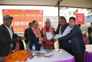 बर्जु तालको संरक्षण र विकासका लागि अध्यक्ष प्रचण्डसँग माग