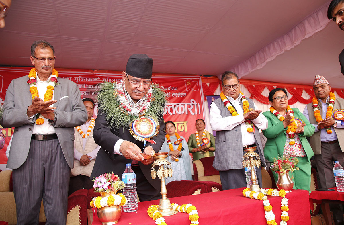 नेपालको महिला आन्दोलन विश्वकै लागि प्रेरणाको स्रोतः अध्यक्ष प्रचण्ड