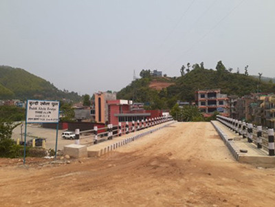 बुल्दीखोलामा पुल निर्माण