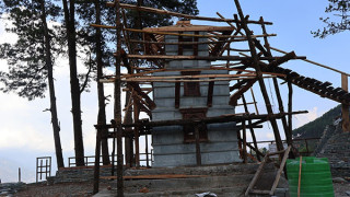ढुङ्गाबाट मालिका मन्दिर पुनःनिर्माण