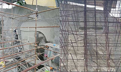 थाङ्पालमा ८४ फिट अग्लो बुद्धको प्रतिमा