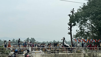पर्यटकीयस्थलमा भिड
