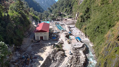 पाँच जलविद्युत् आयोजना निर्माण