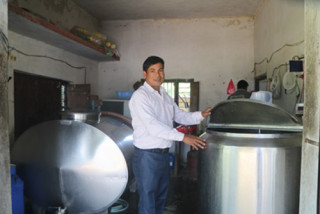 दूध बिक्रीबाट वार्षिक रु. १३ लाख आम्दानी