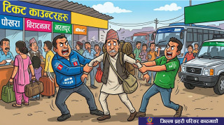 काठमाडौँबाट बाहिरिने यात्रुलाई हैरानी दिने ४८ जना पक्राउ