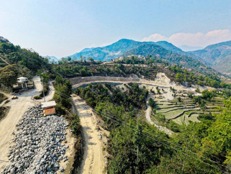 जलजला–सिसाखानी सडक स्तरोन्नति