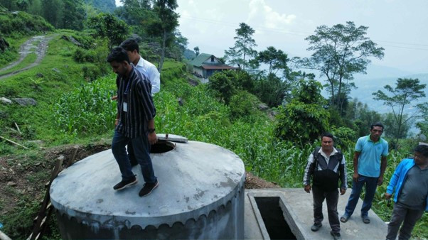 सागम र लप्से गाउँमा खानेपानीको पहुँच