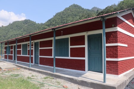 सरस्वती आधारभूतको कक्षाकोठा भवन निर्माण