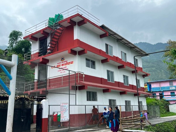 रघुगङ्गाको बेगमा वडा कार्यालय भवन निर्माण